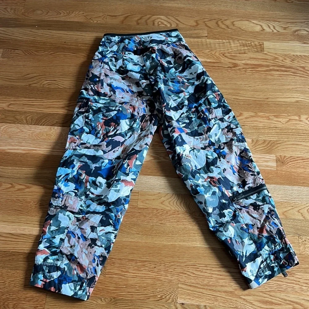 NWT Free People Movement My Boo Pant Camo Cargo Zipper Size XS